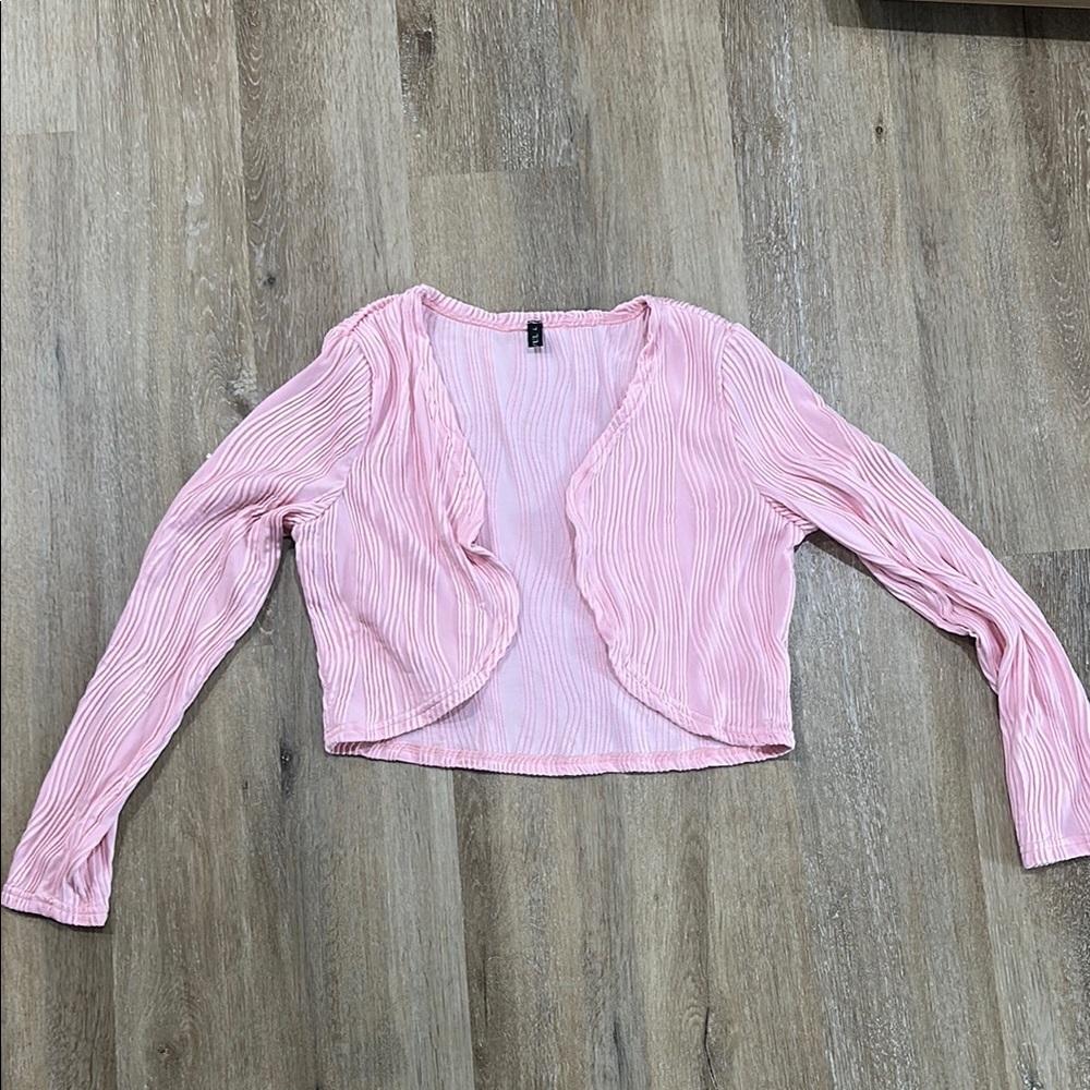 NWOT zaful large pink cardigan